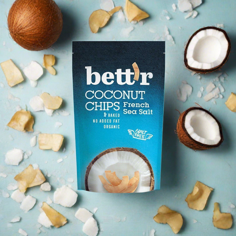 Kókusz chips francia tengeri sóval - bio - 70g