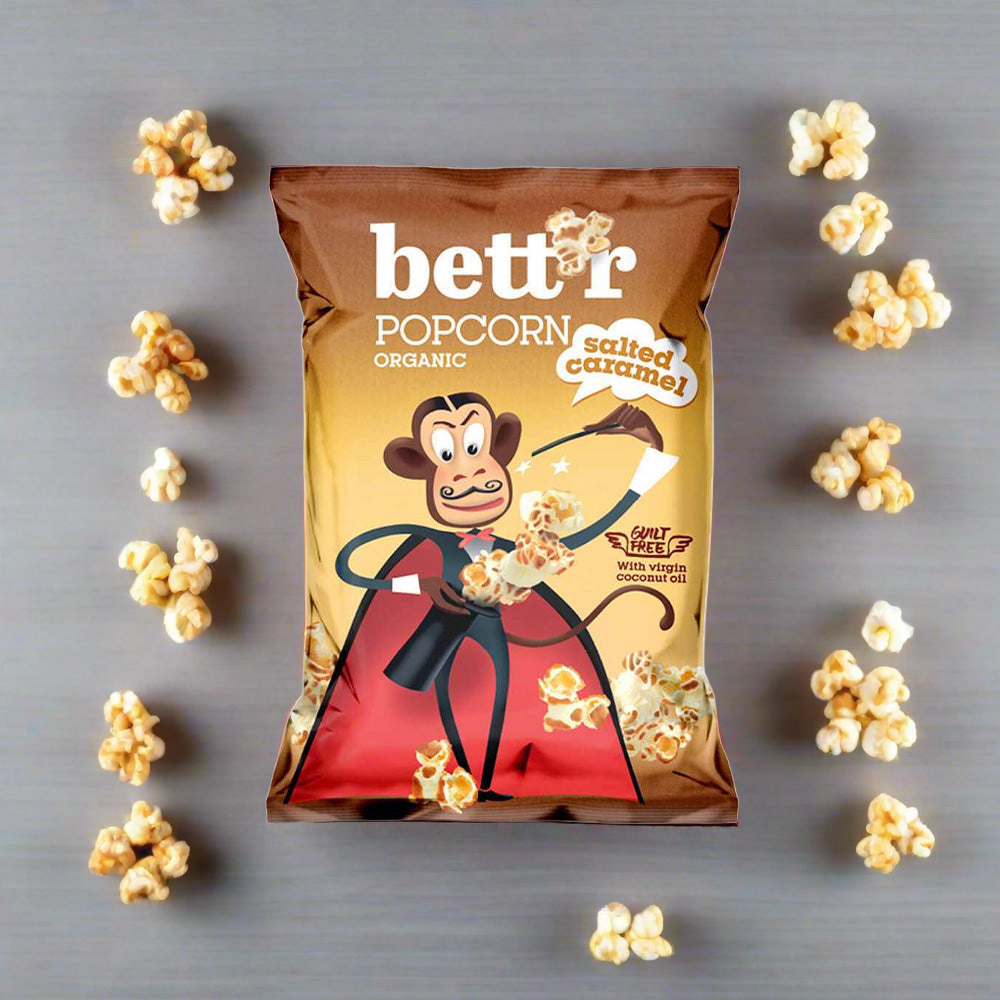 Popcorn - Sós karamellás - bio - 60g