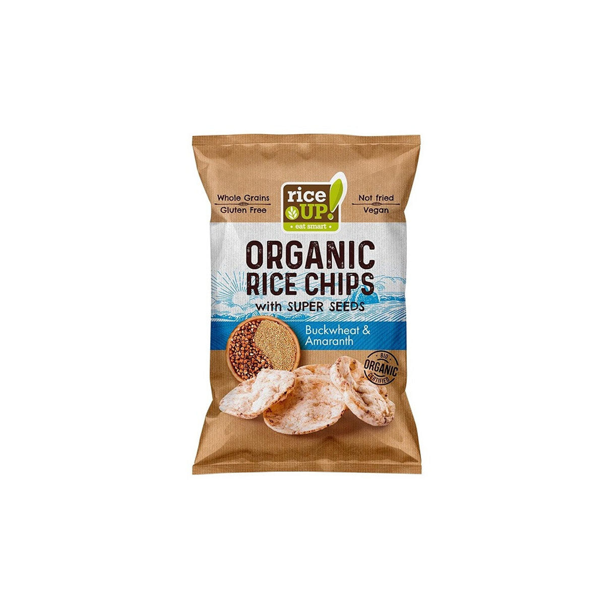 RICE UP Barnarizs Chips Hajdina-Amaránt.25g