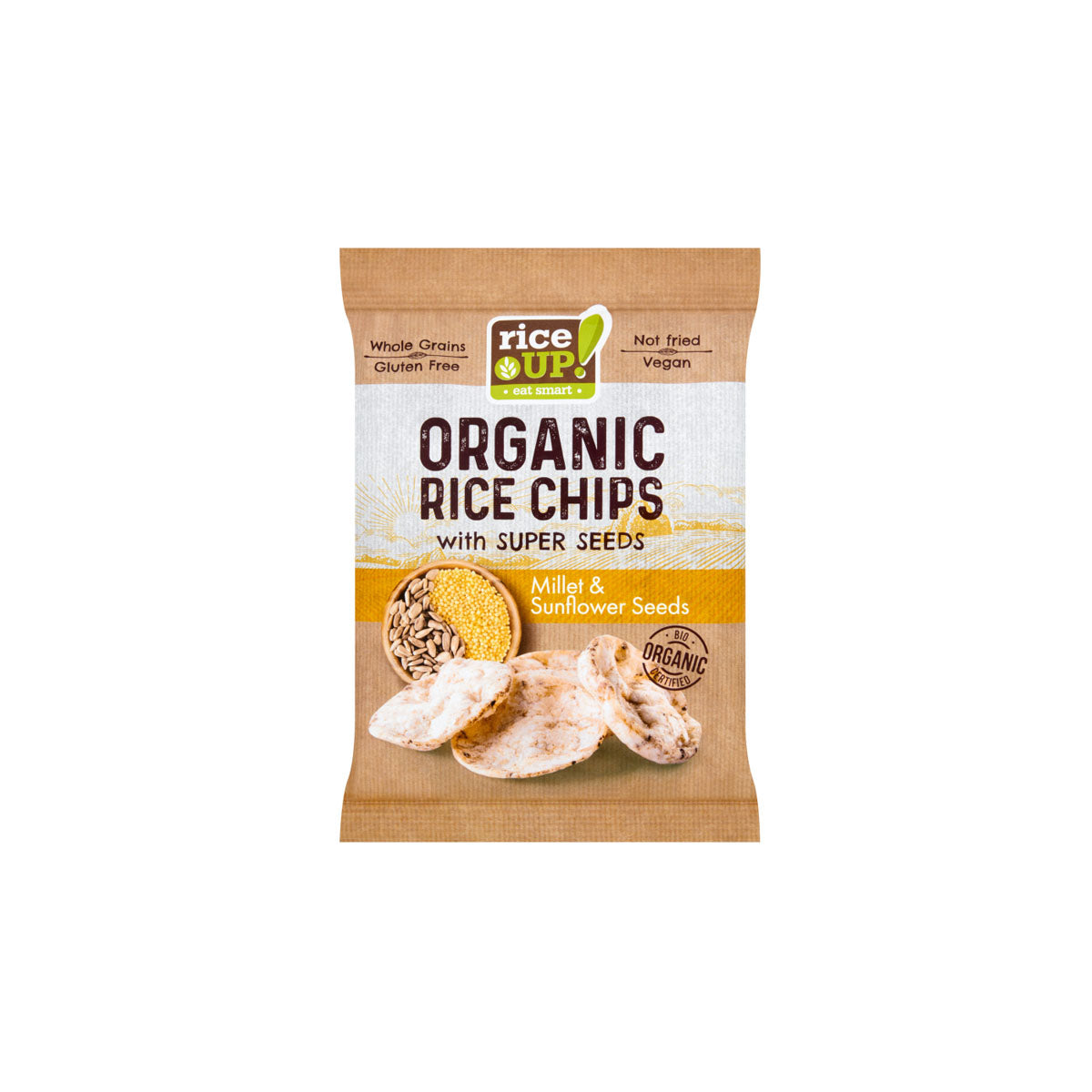 RICE UP Barnarizs Chips Köles-Napraforgó .25g