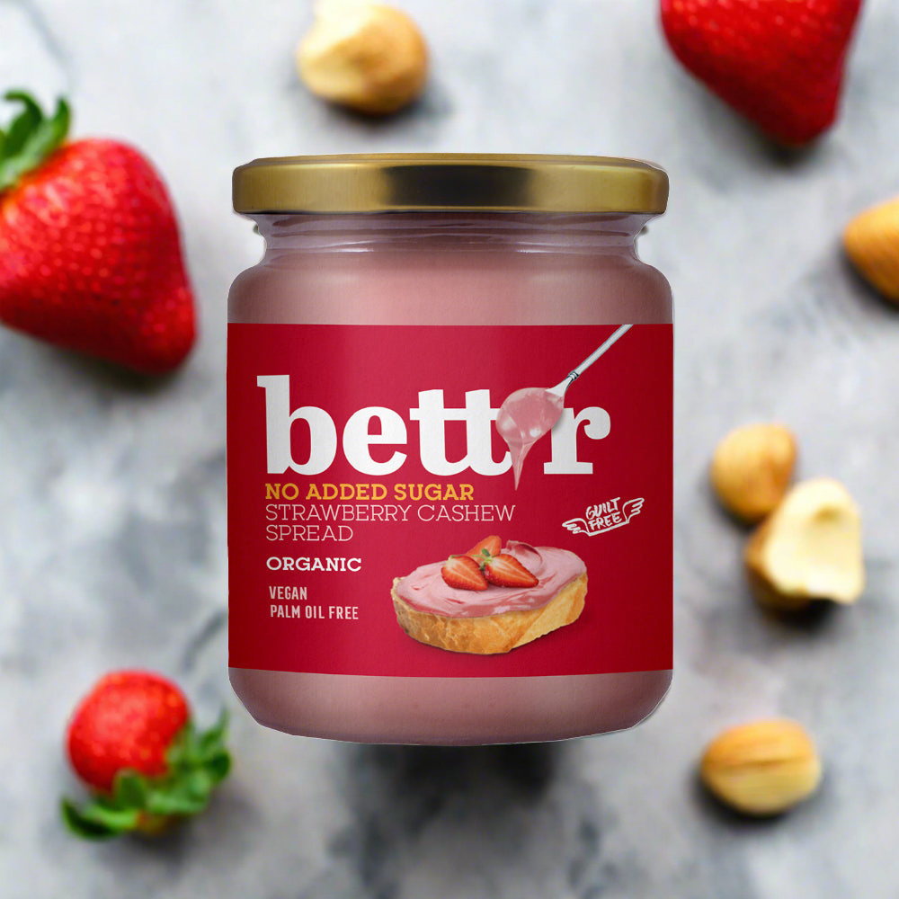 Kesudió krém epres cukor nélkül - bio - 250g