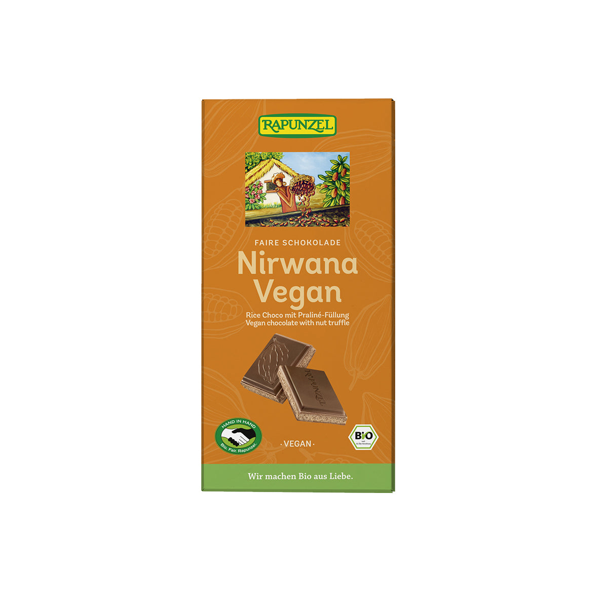 Nirvana Rizstejes csokoládé - 100g