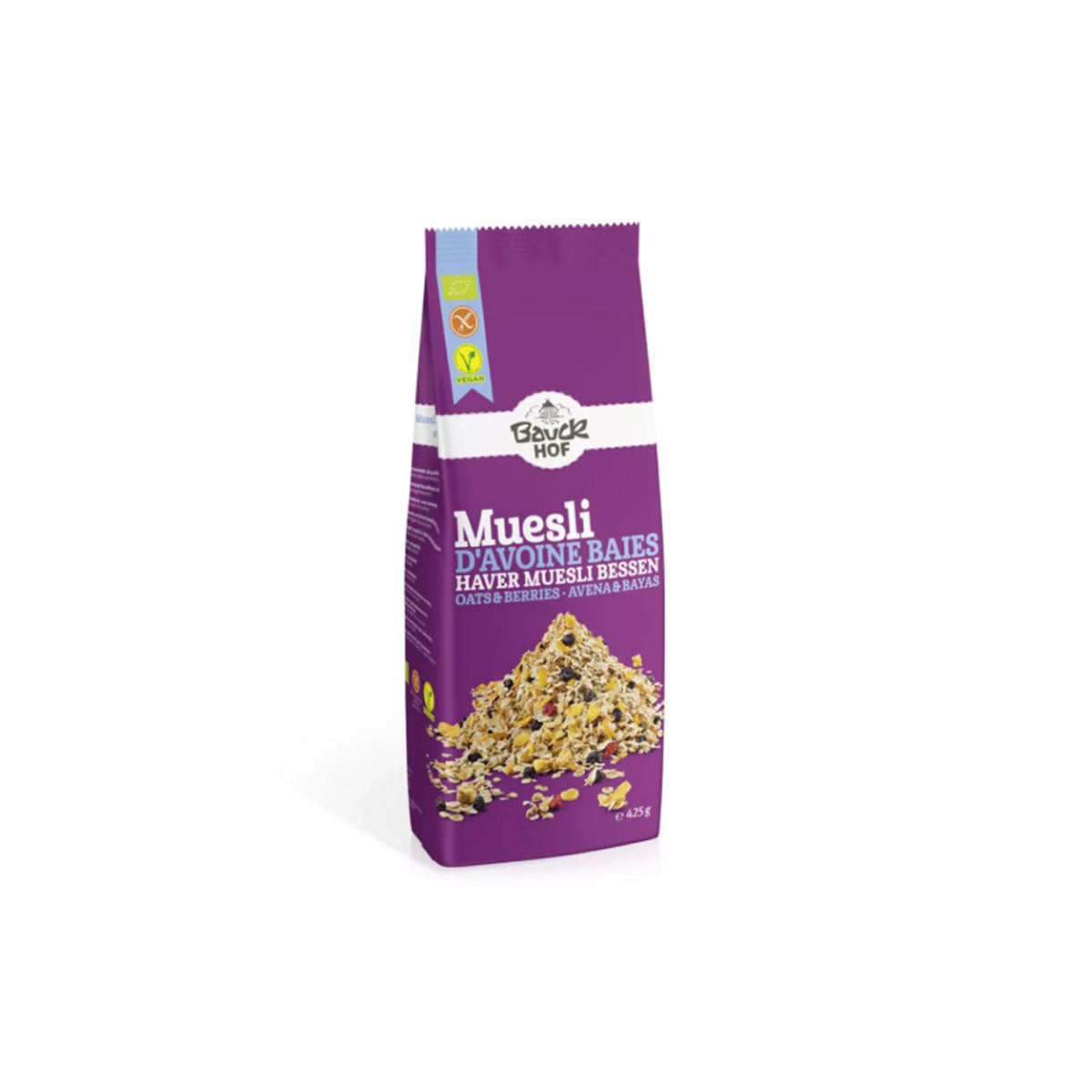 Bogyós gyümölcsös zabmüzli - bio - 425g