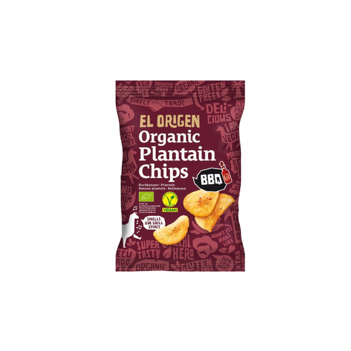 El Origen Bio Banánchips BBQ - 80g