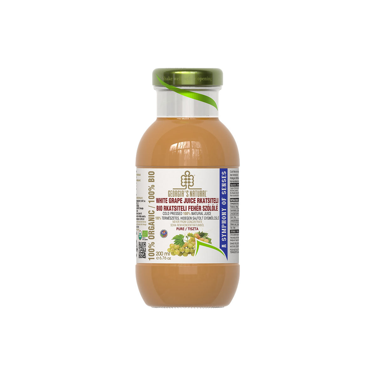 GN Bio Rkatsiteli Fehér Szőlőlé - 200ml DRS