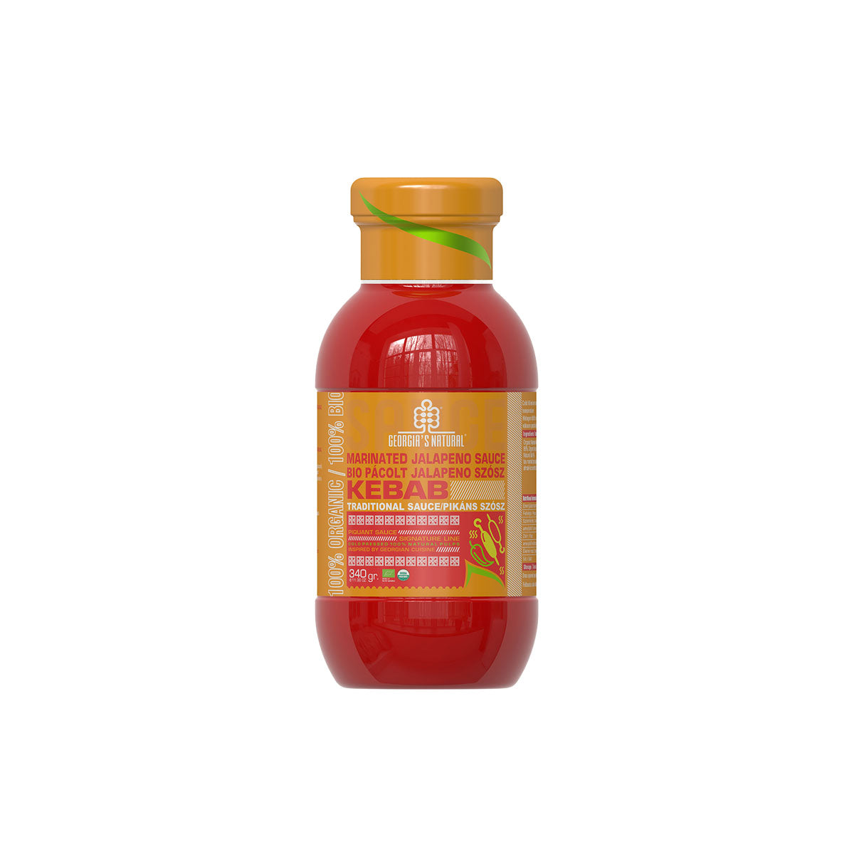 GN Bio Marinált Jalapeno Szósz Kebab - 340g