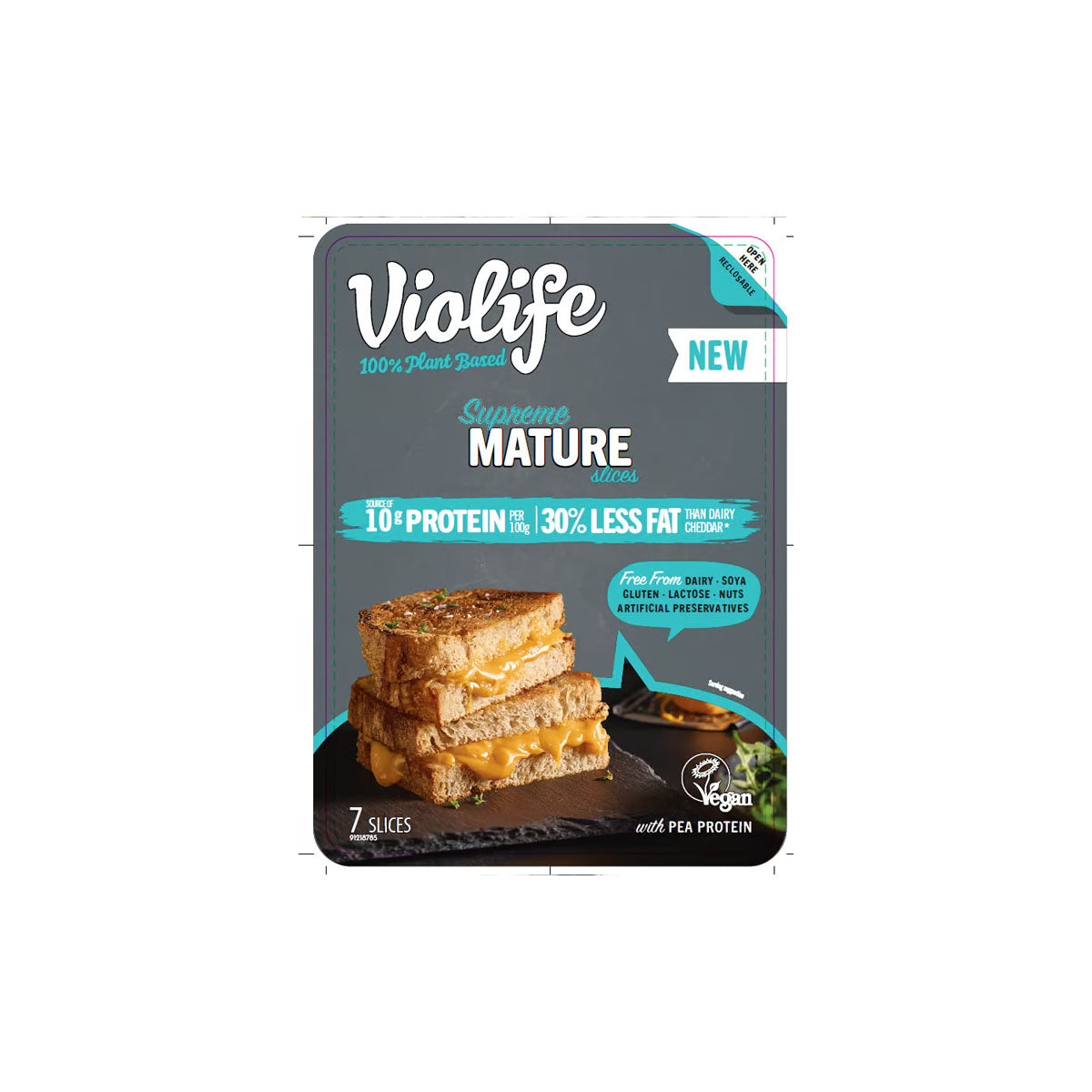 Supreme Cheddar Szeletek - 140g