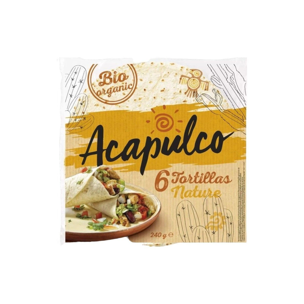 Bio lágy tortilla tészta - 240g