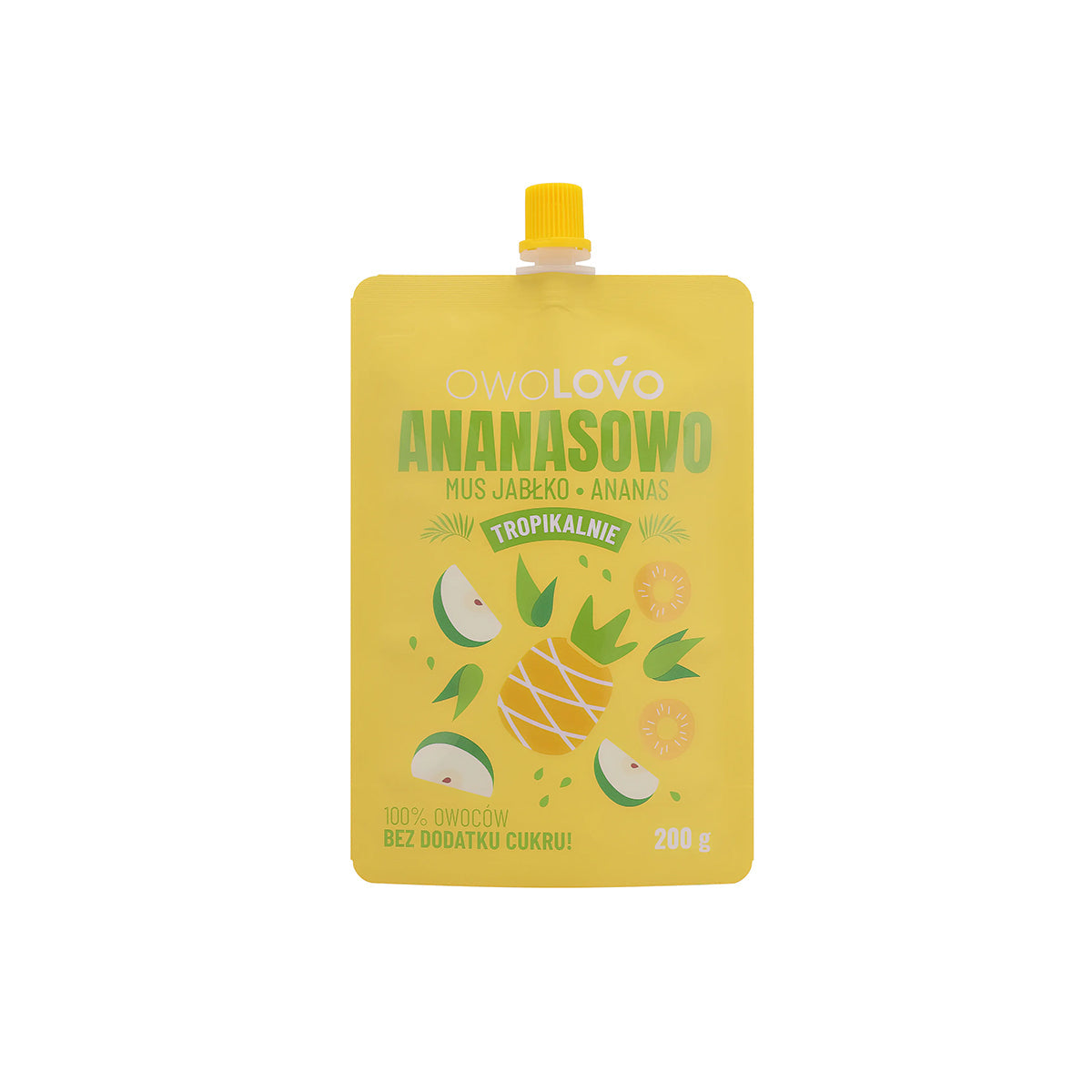 Alma-ananasz-gyumolcspure-200g