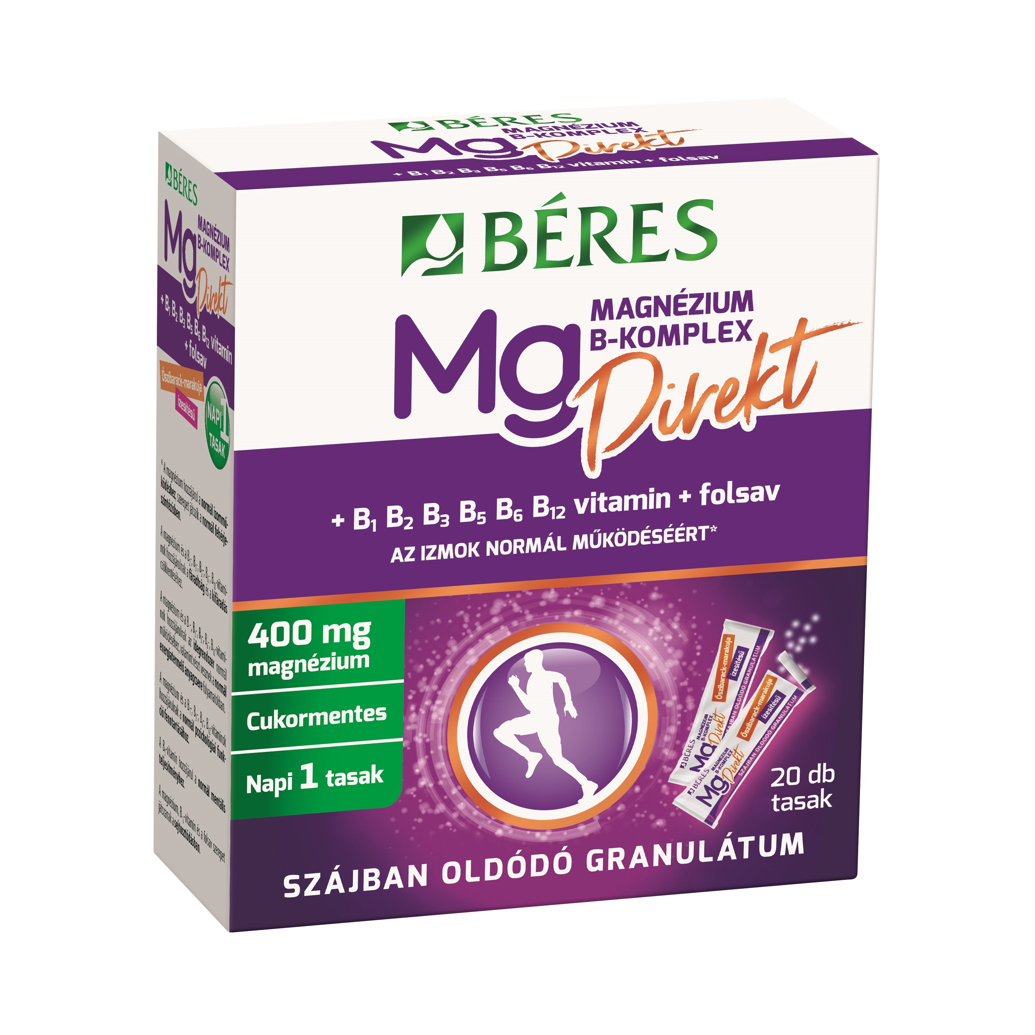 Béres MgB-Komplex Direkt szájban oldódó gran.20db