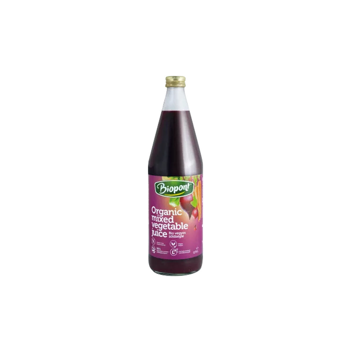 bio vegyes zöldséglé - 750 ml DRS