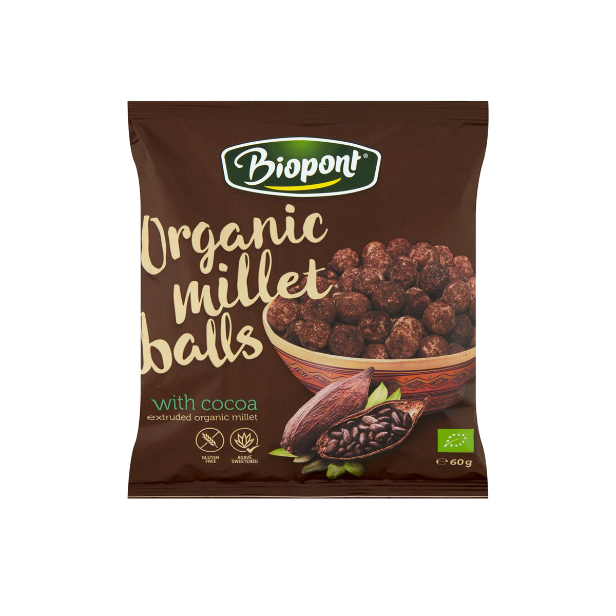 Kölesgolyó kakaós - bio - 60g