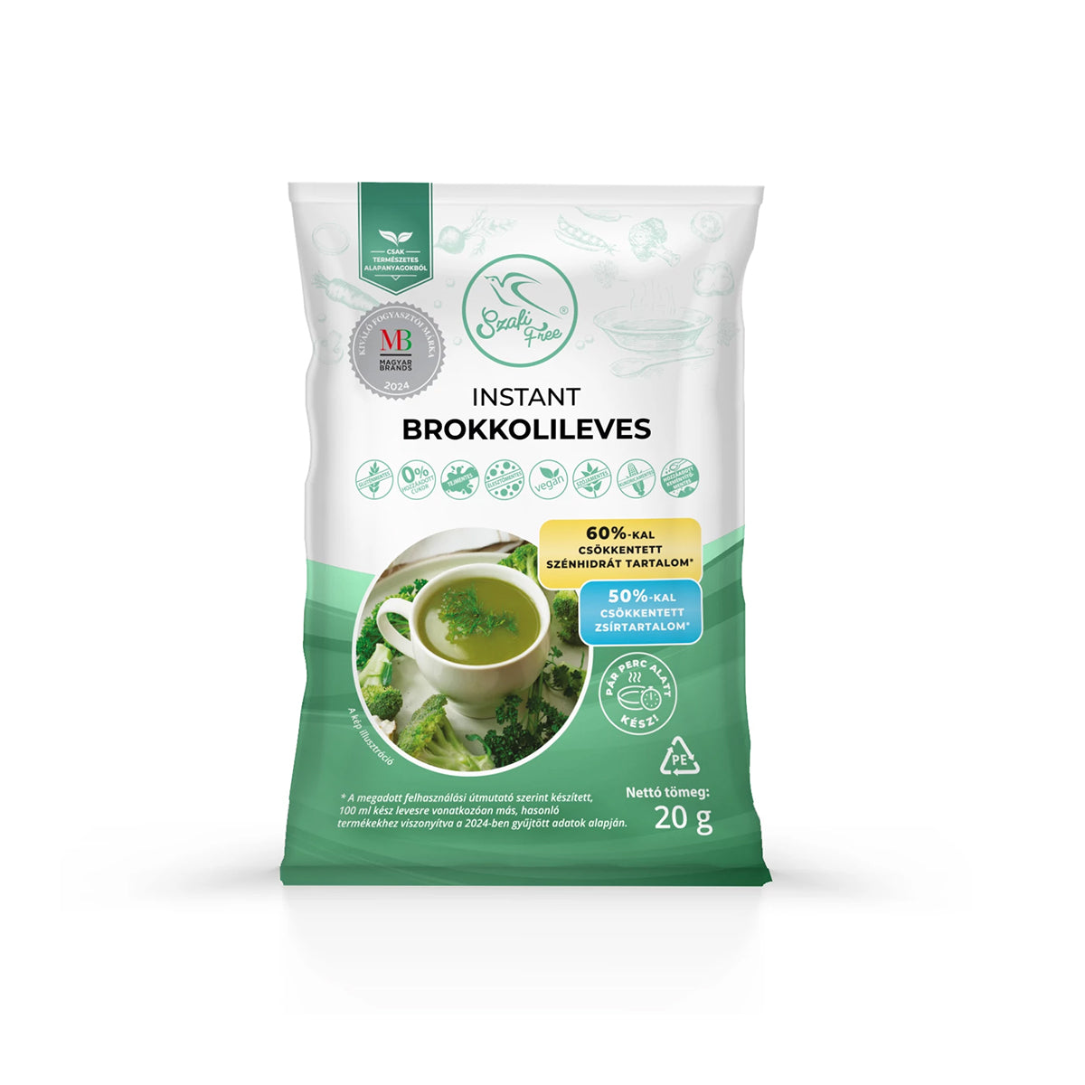 Szafi Free Instant brokkolileves - gluténmentes - 20g