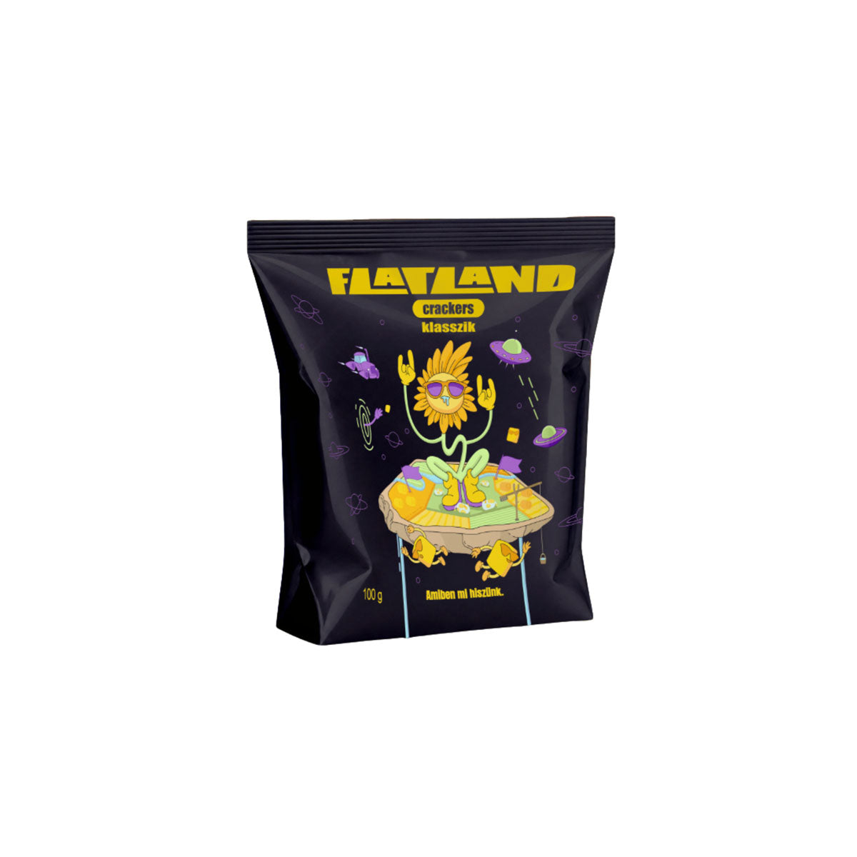 Grapoila Flatland crackers klasszik - 100g