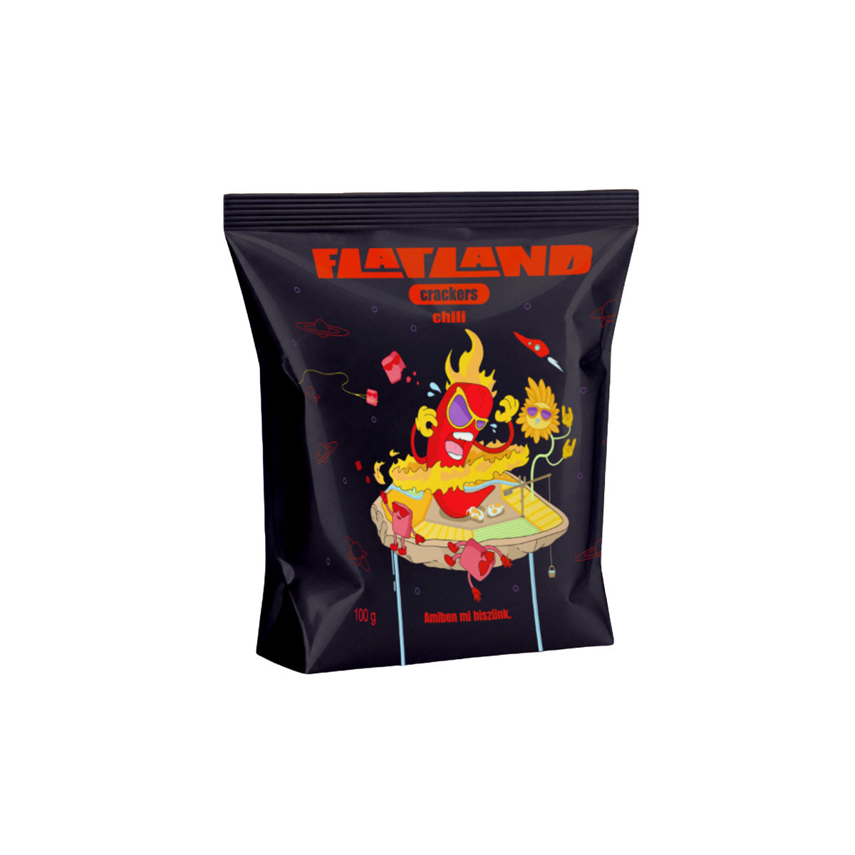 Grapoila Flatland crackers chili - 100g
