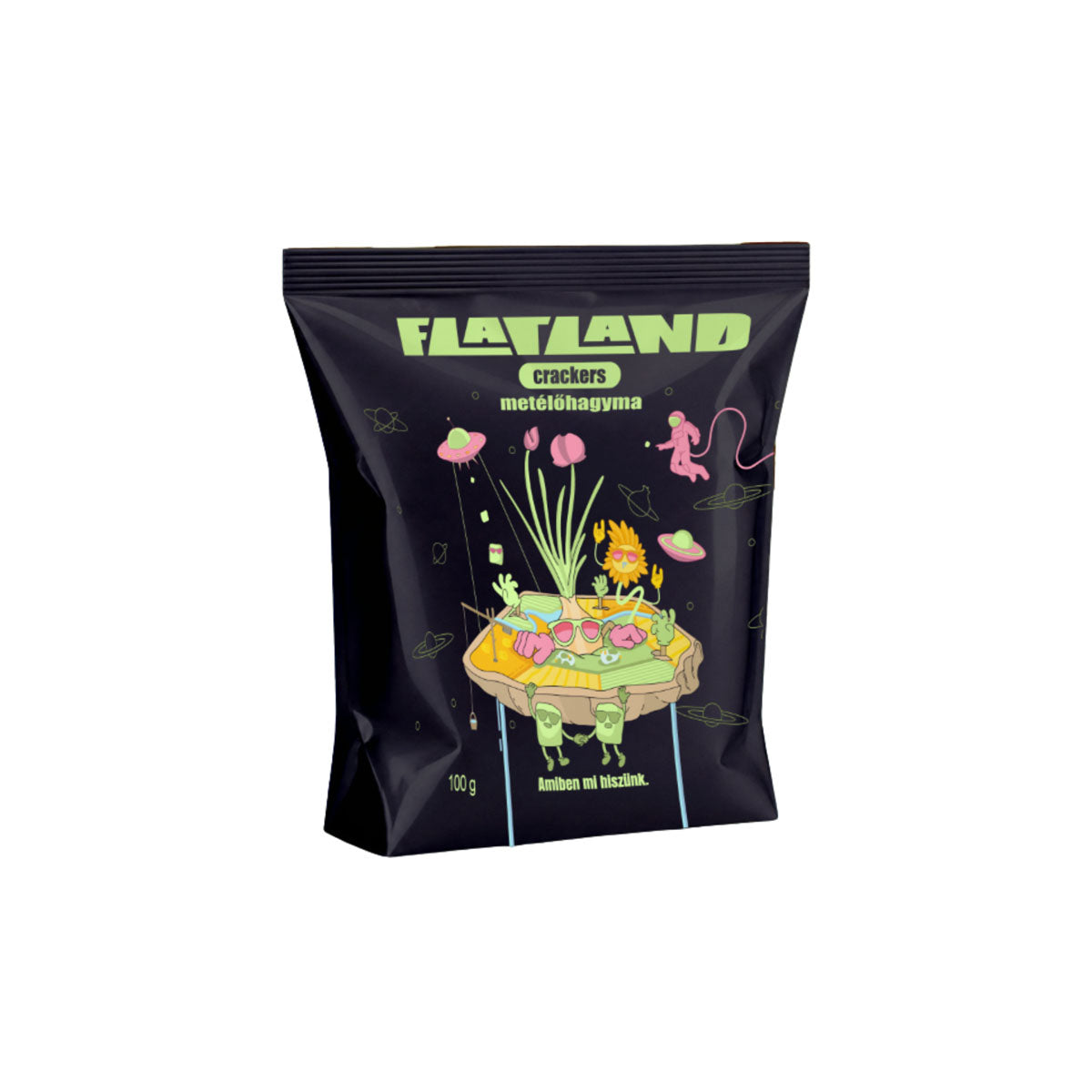 Grapoila Flatland crackers metélőhagymás - 100g