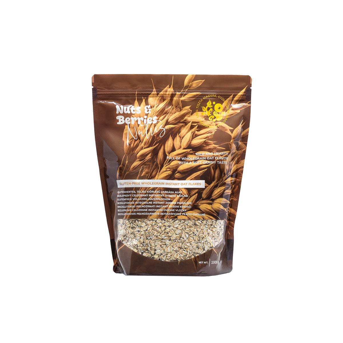Gluten-free, whole-grain oat porridge base - 1000g