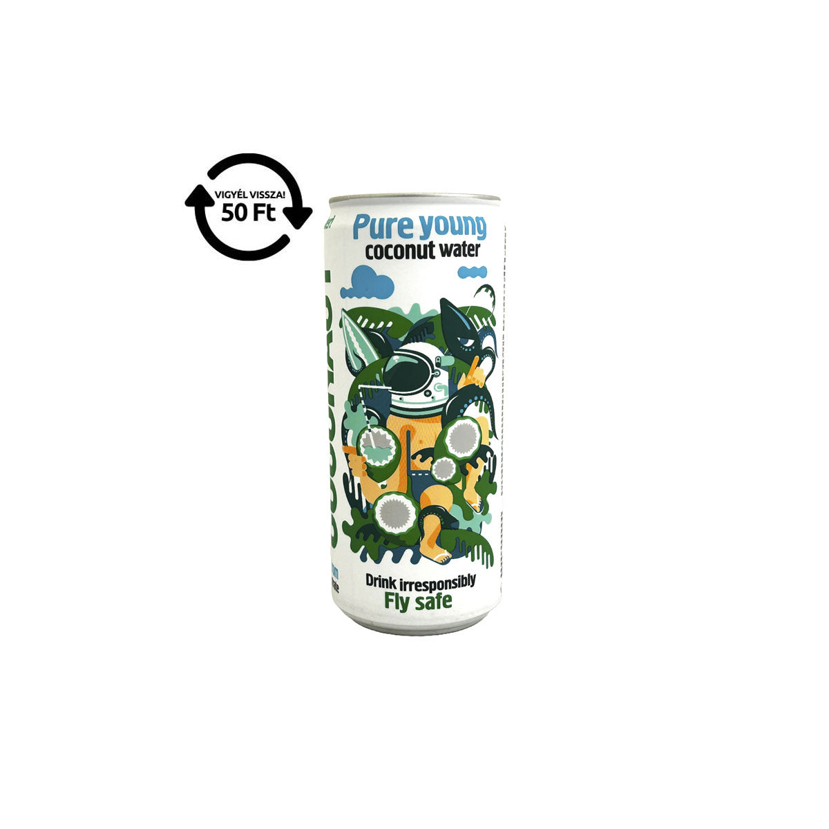 100% Kókuszvíz - 320ml DRS