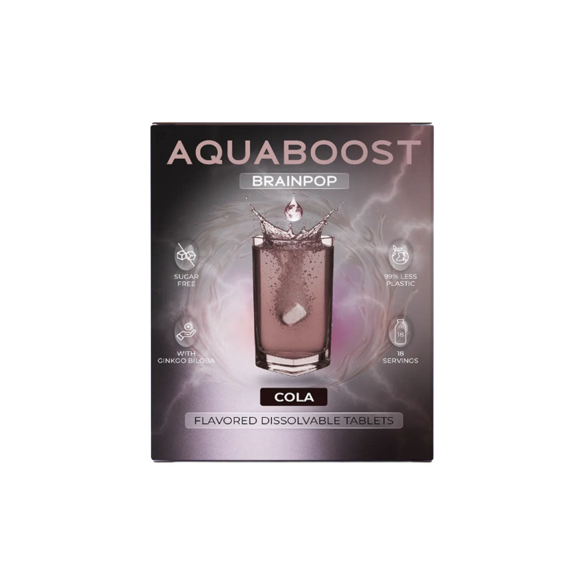 Aquaboost Brainpop funkcionális ital tabletta - 40g