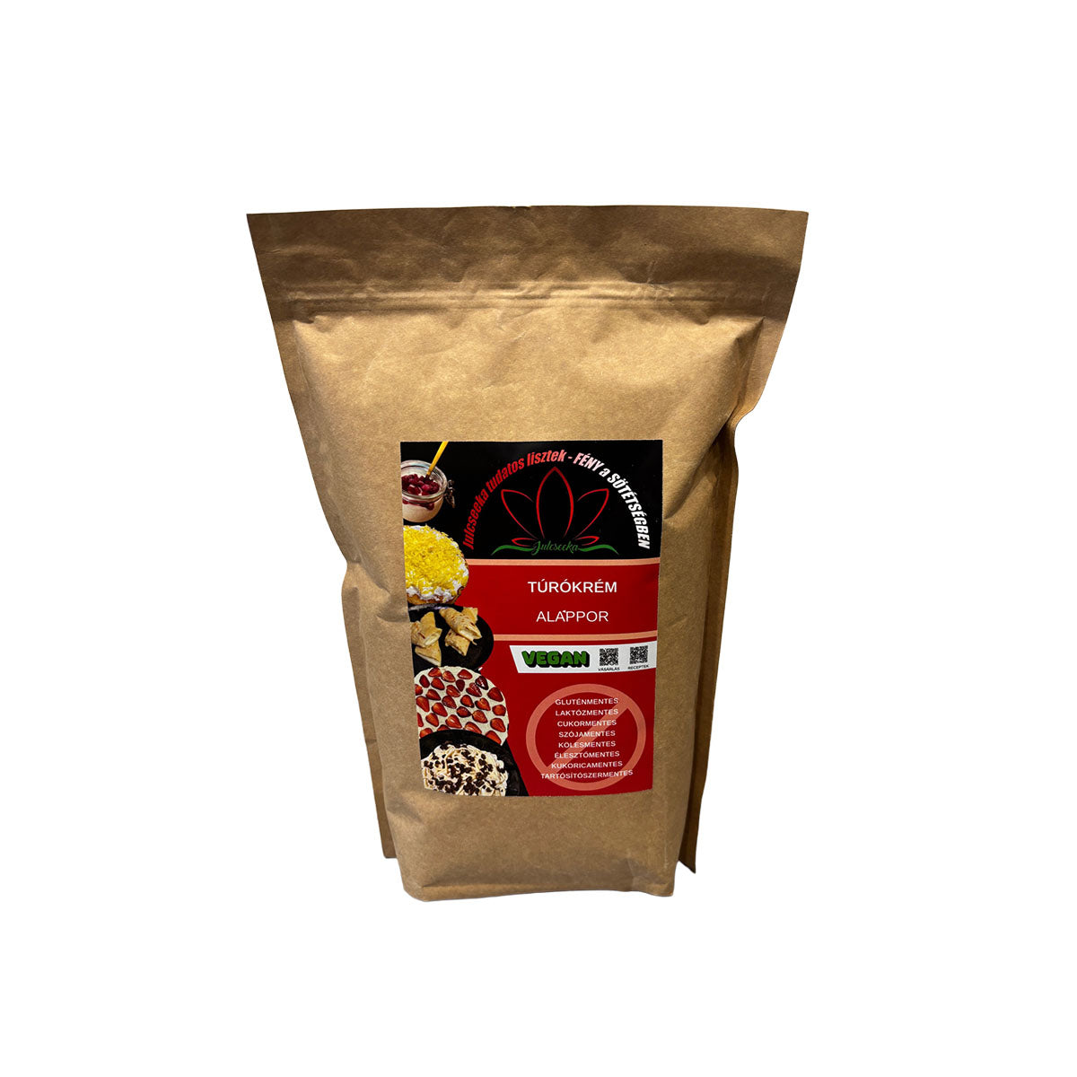 Julcseeka vegan túrókrém alappor - 1000g