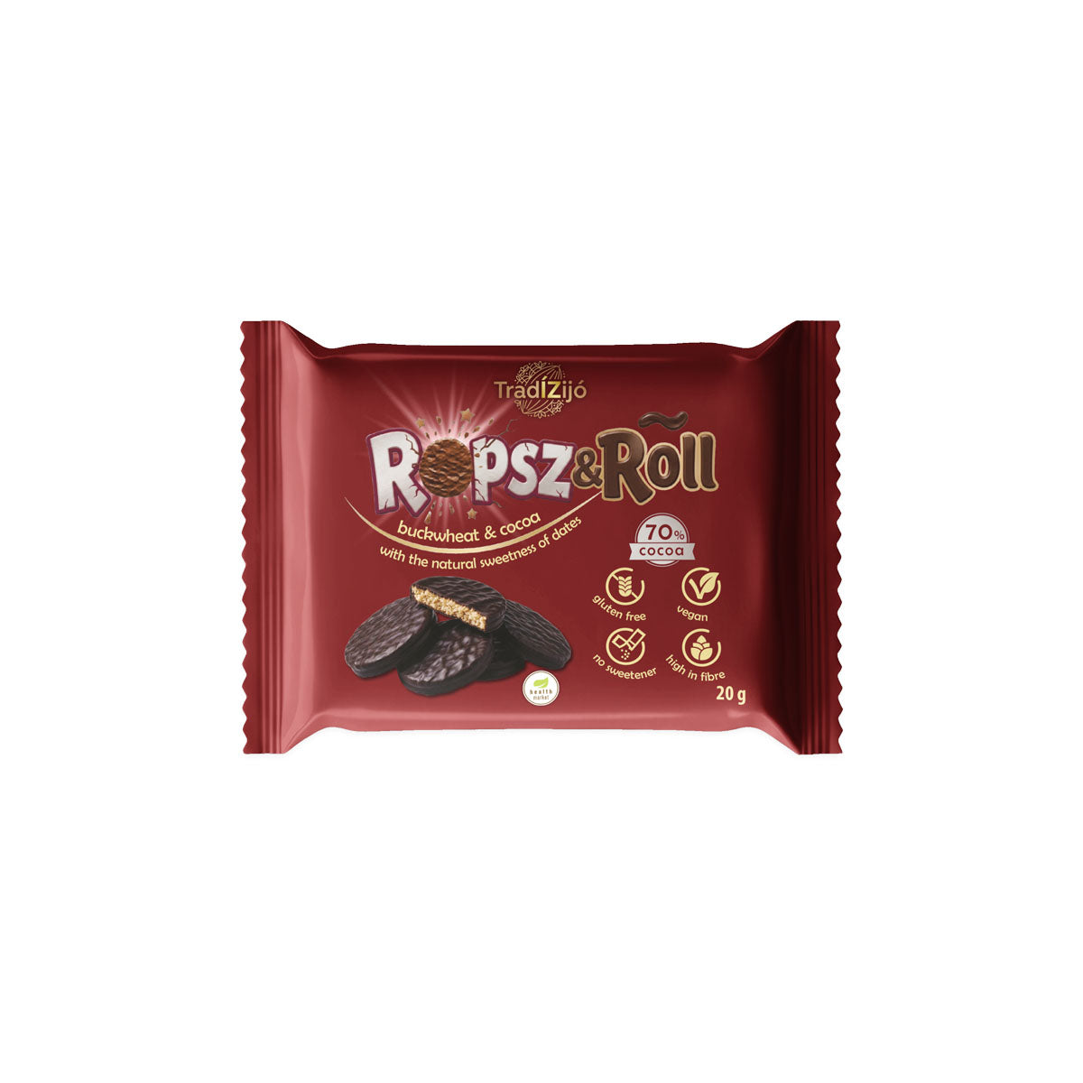 Ropsz&Roll Hajdinatallér Kakaós - 20g