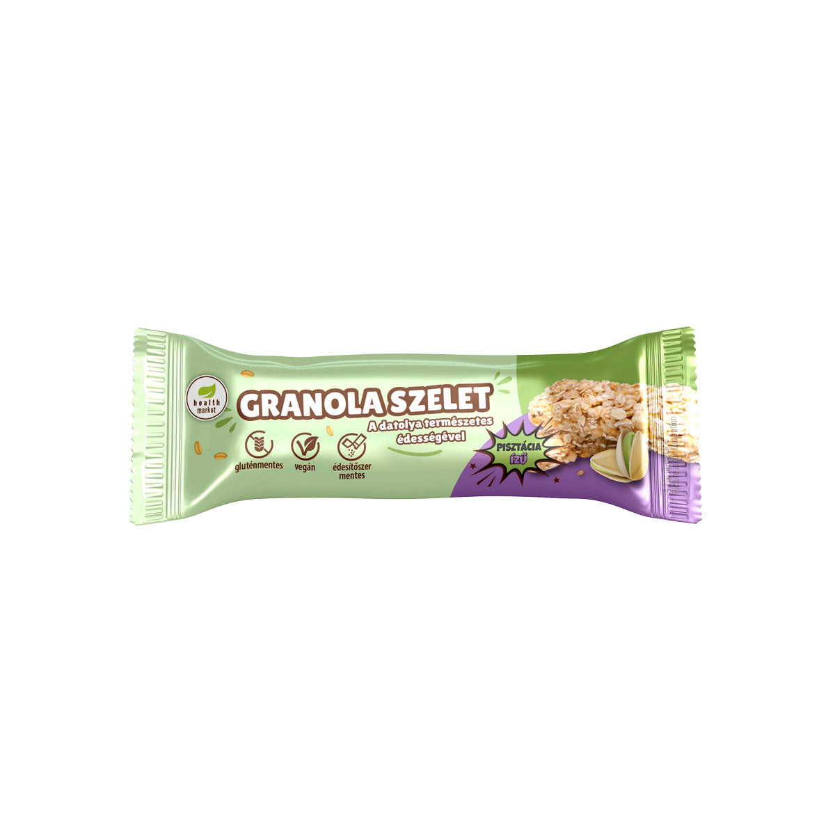 granola szelet pisztácia ízű - 30g
