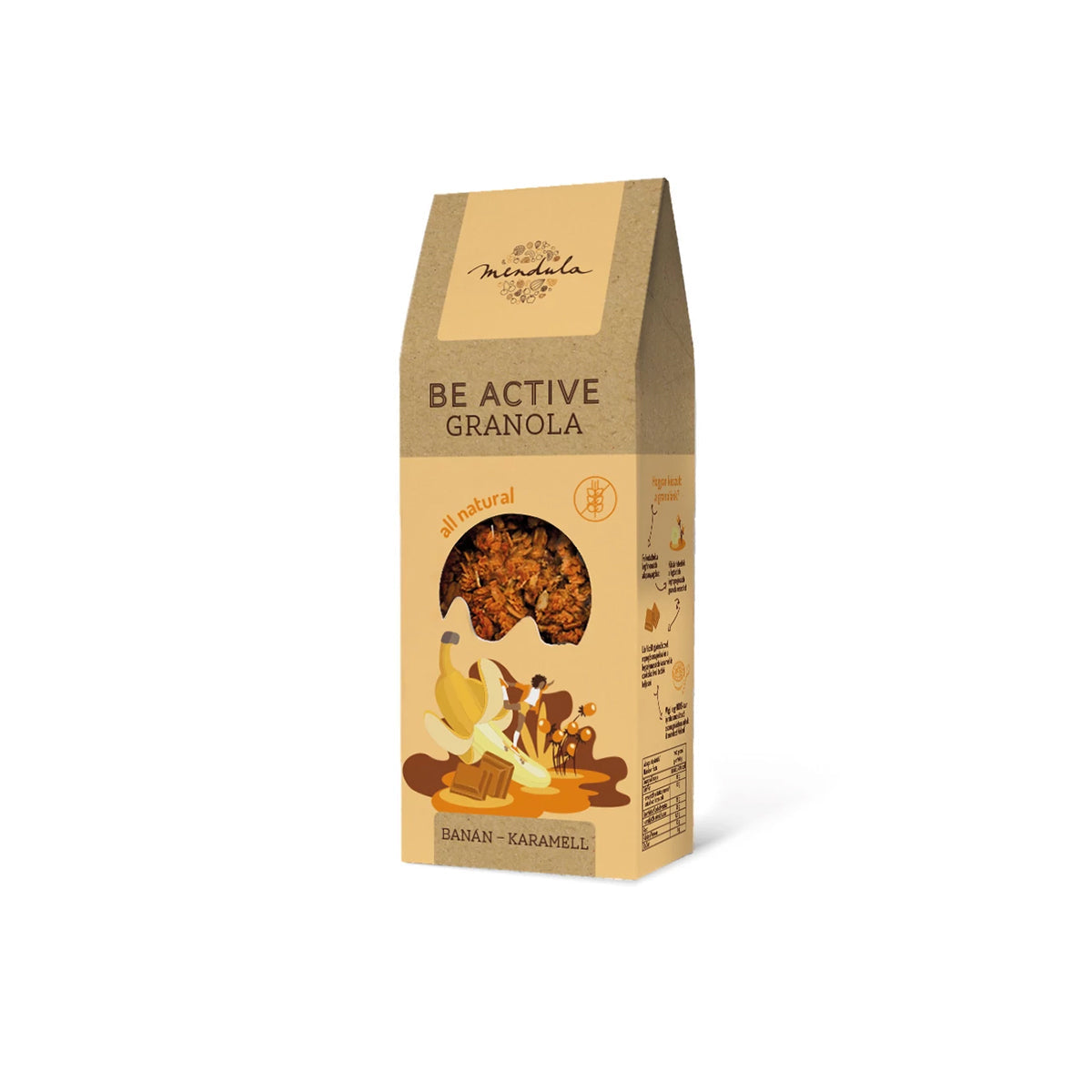 Banan-karamell-granola-300g