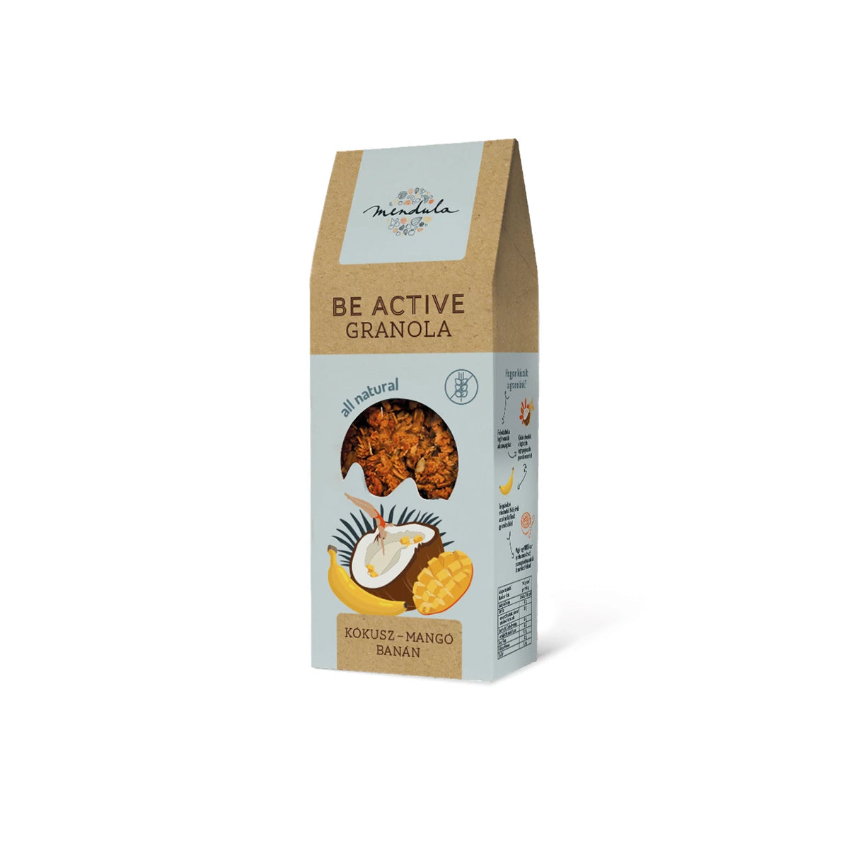 Kokusz-mango-banan-granola-300g