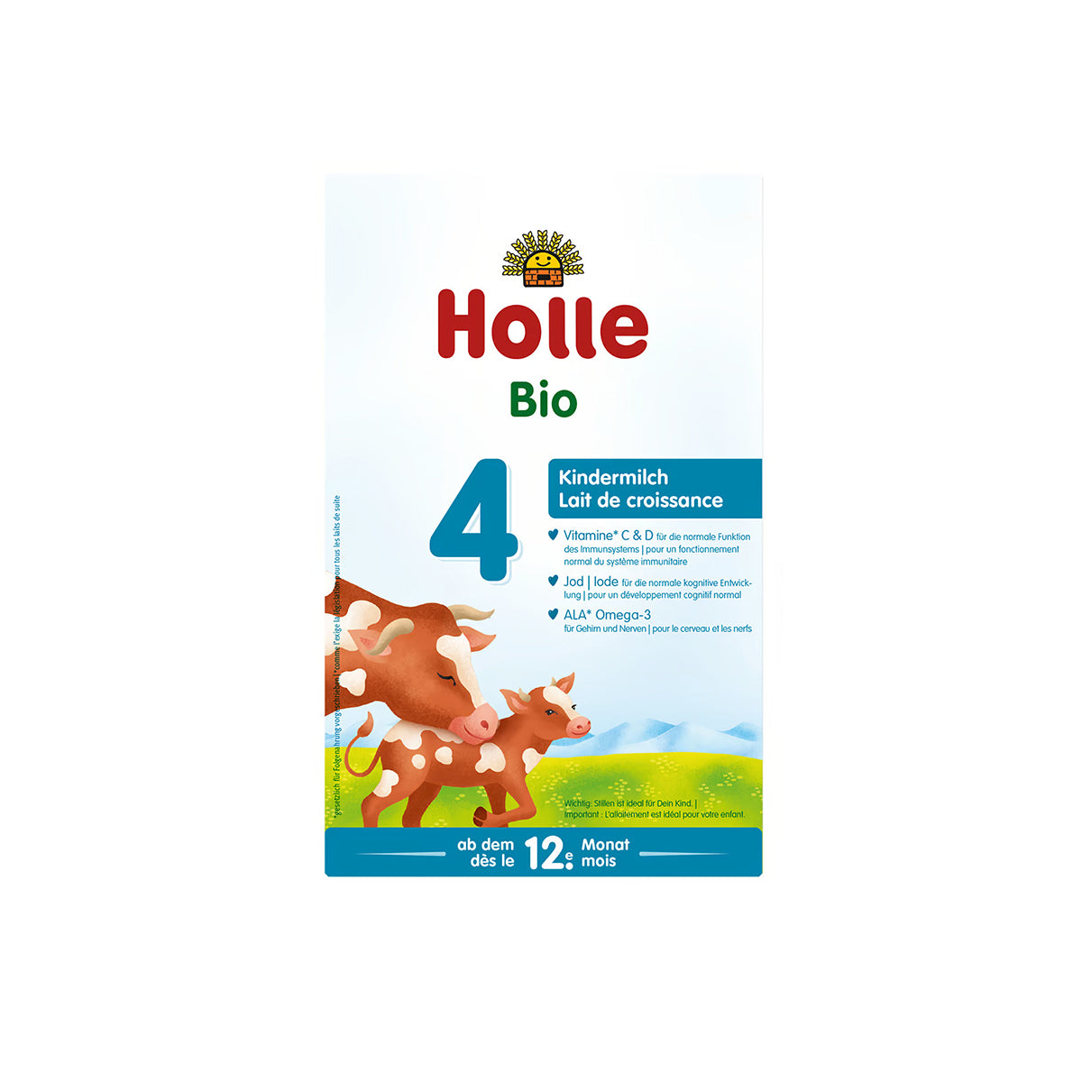 4 tejalapú gyermektej - bio - 600g