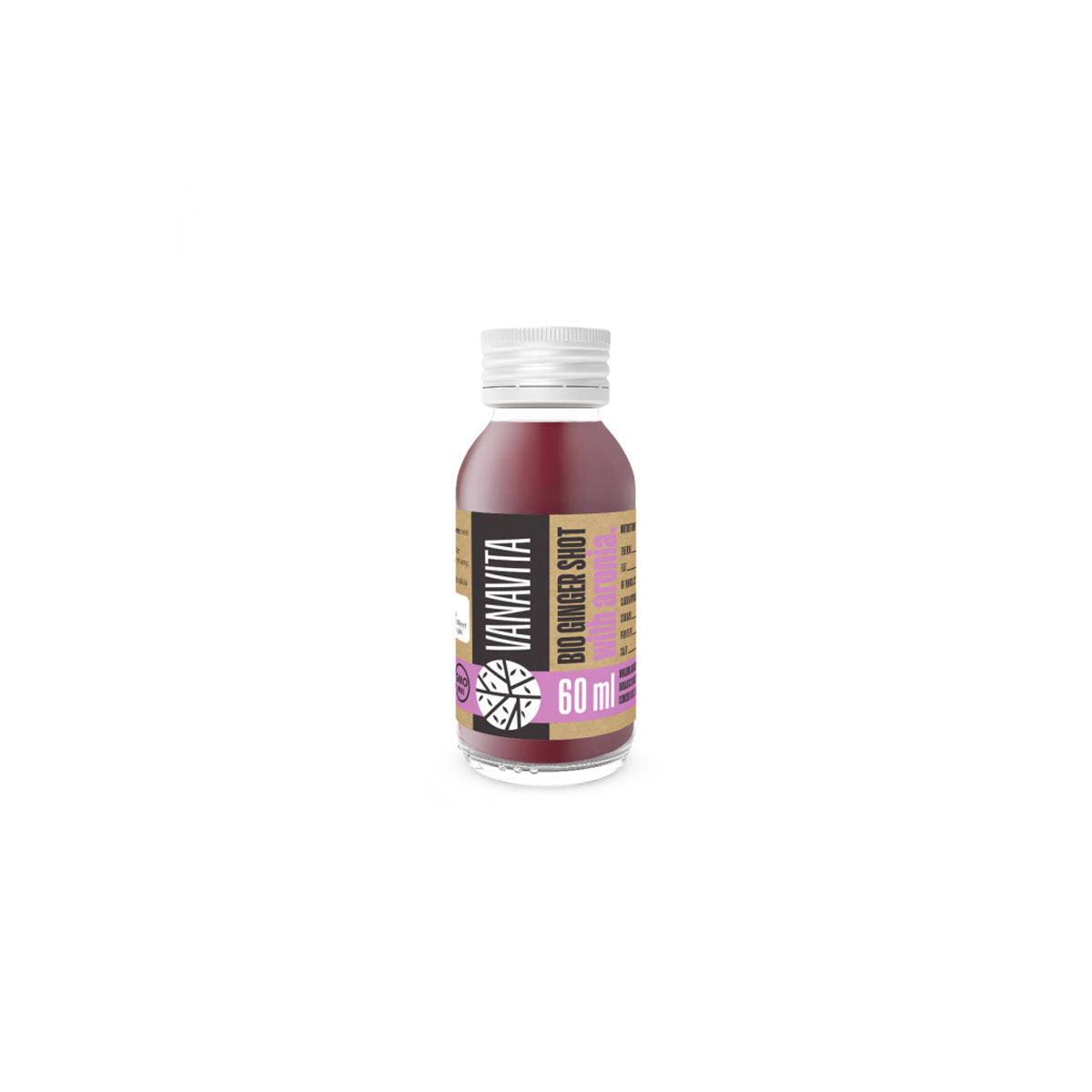 VanaVital Bio Gyömbér Shot aróniával - 60ml