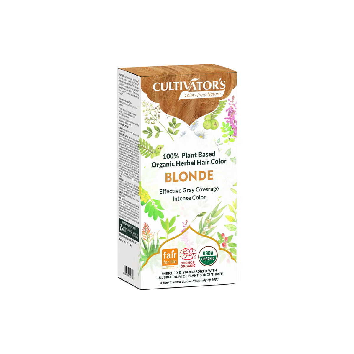 Cultivators bio növényi hajfesték szőke - 100g