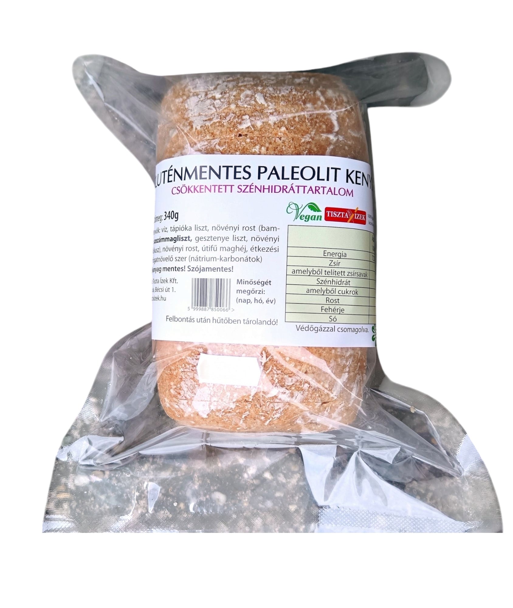 Gluténmentes paleolit kenyér - 340g