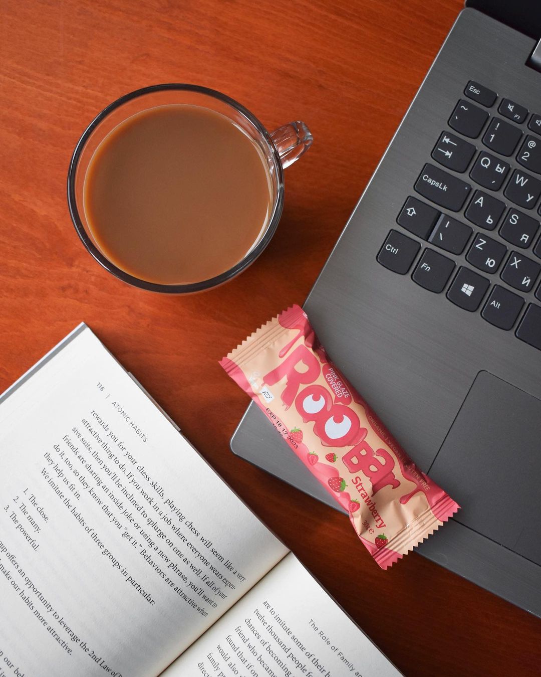 Epres szelet pink mázzal - bio - 30g