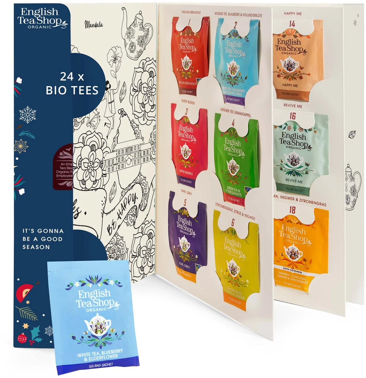 Xmas in Ceylon Feel Good organic tea selection - 24 bags