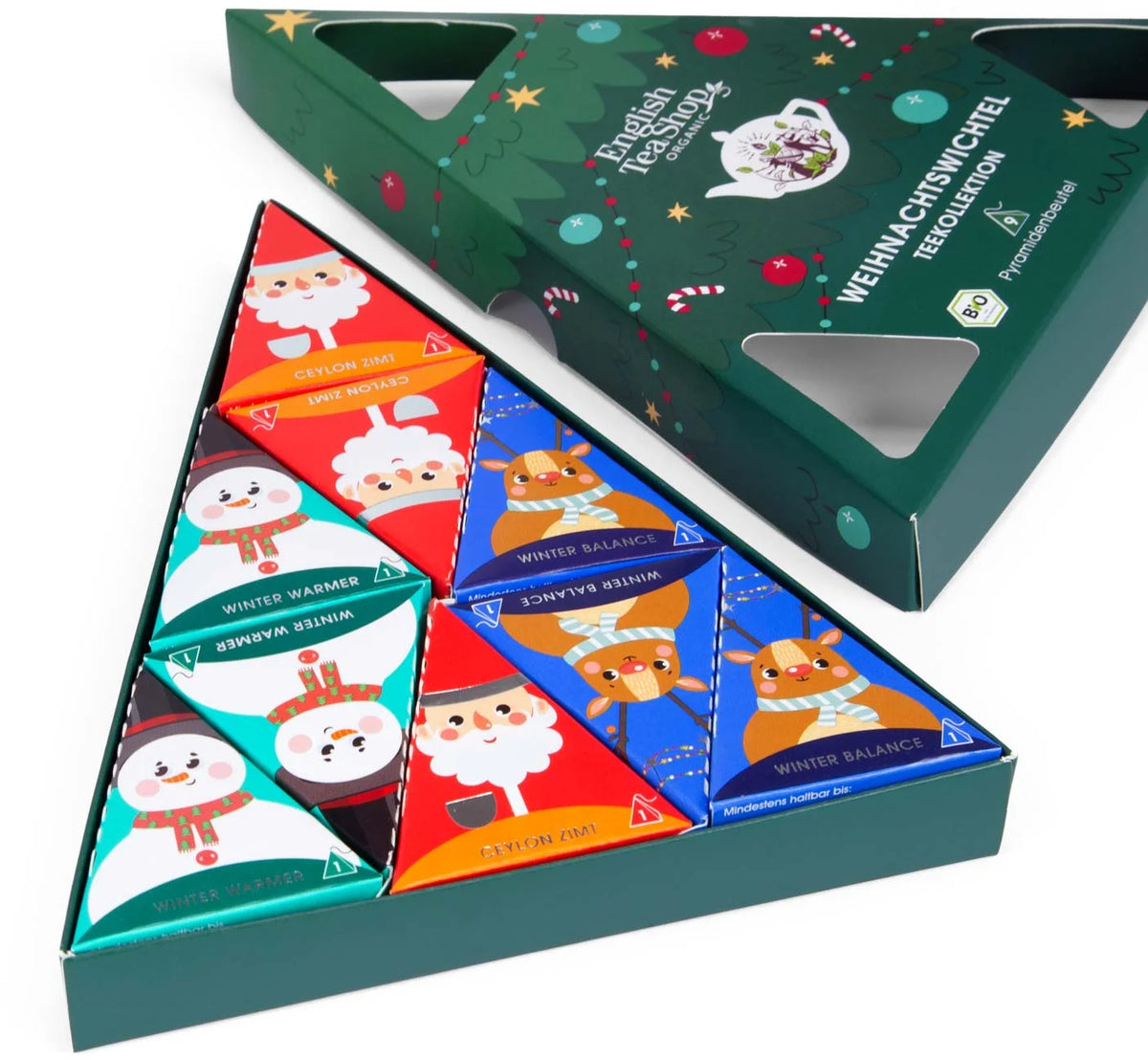 Christmas character organic tea selection - 8 pcs