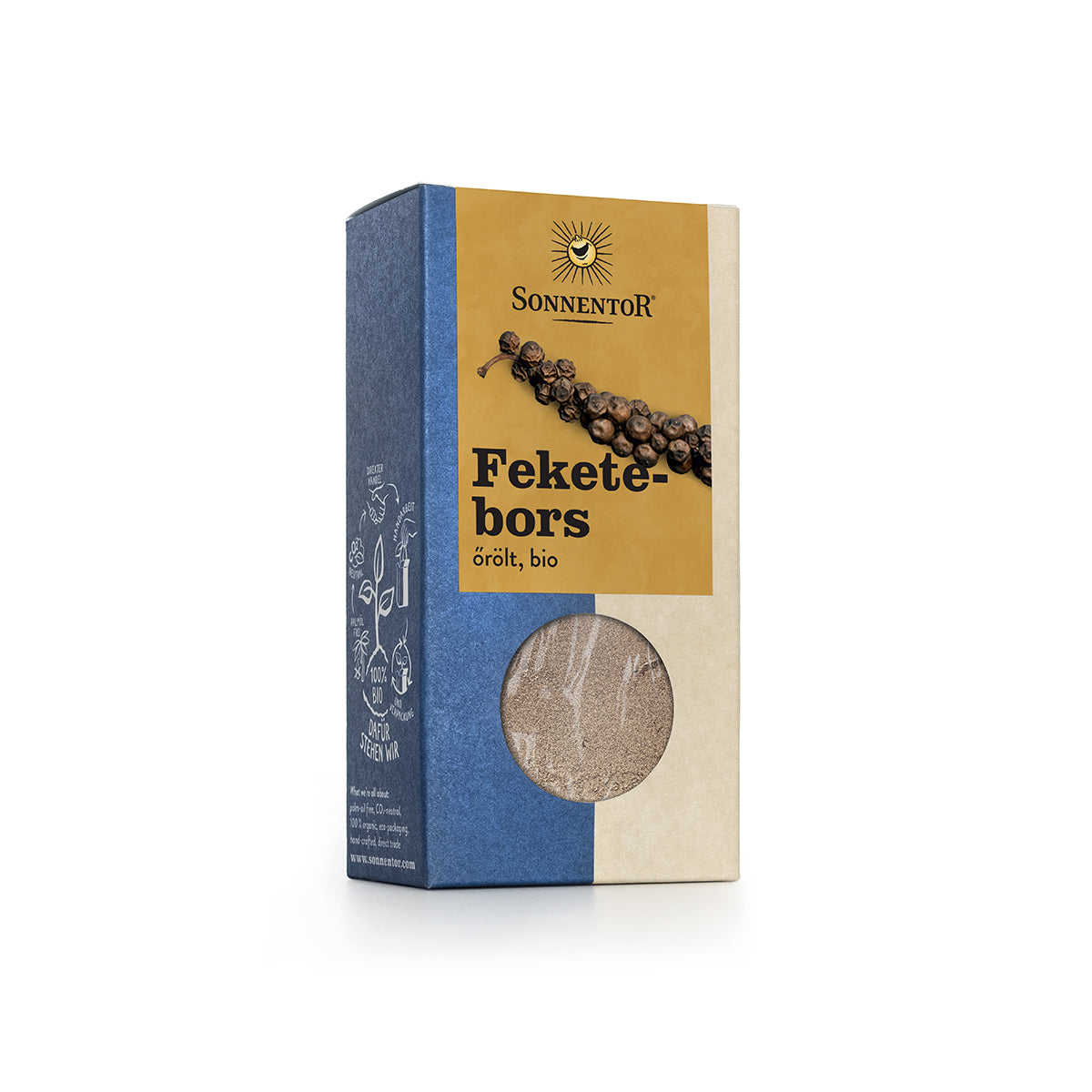 Feketebors őrölt - 50g - bio