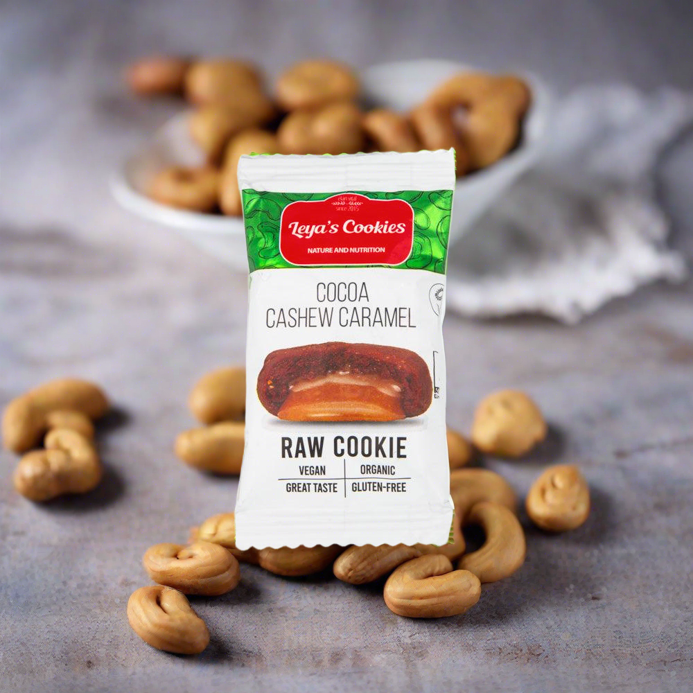 Kesudió-karamellás Leya's Cookies - bio