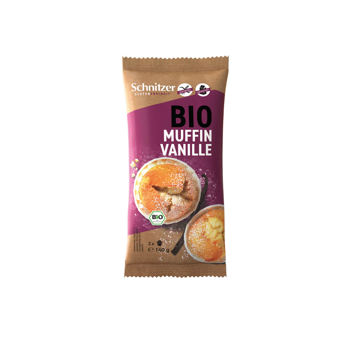 Vaníliás muffin gluténmentes - bio - 140g