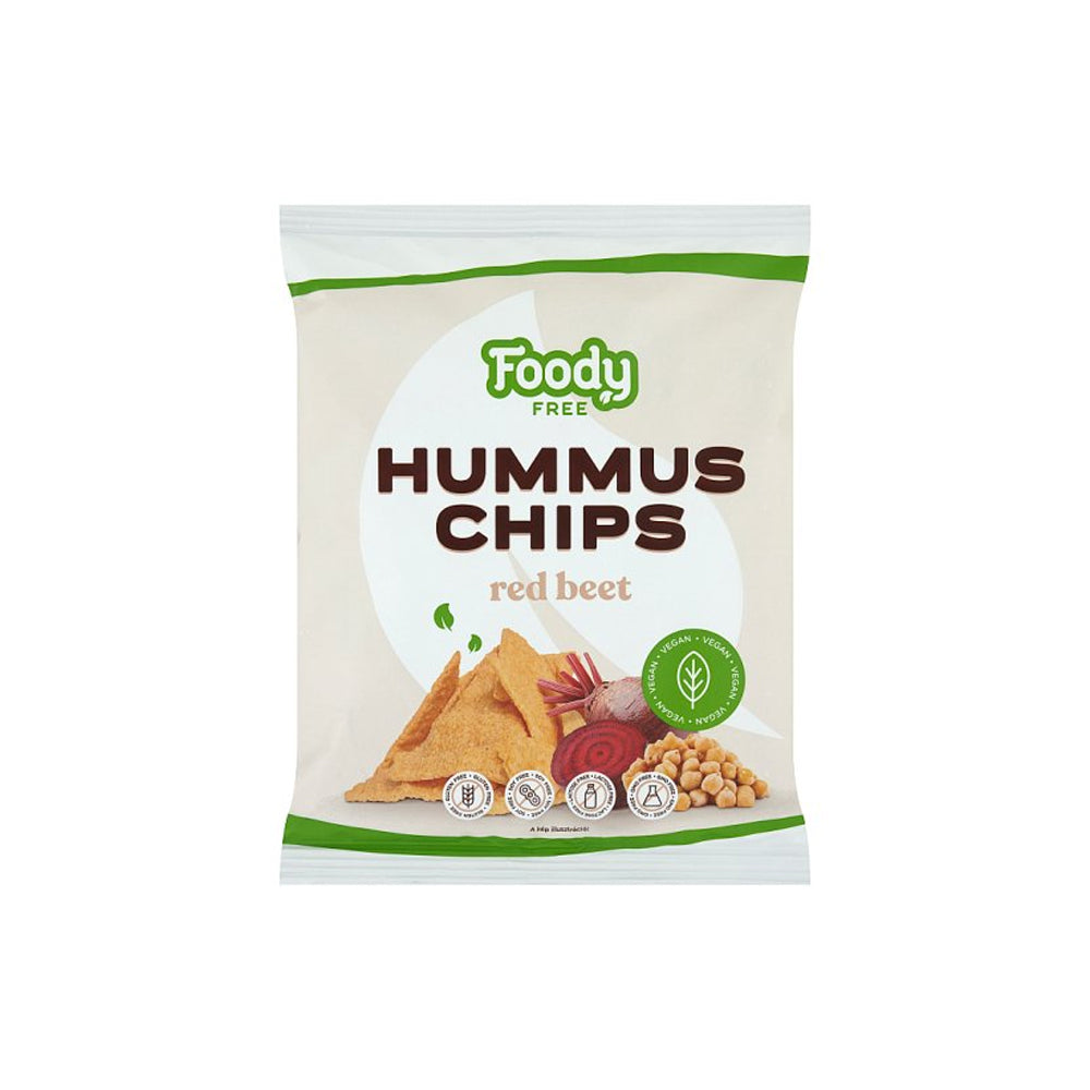 Foody Free Hummus chips céklával 50g BioBarát Biobolt