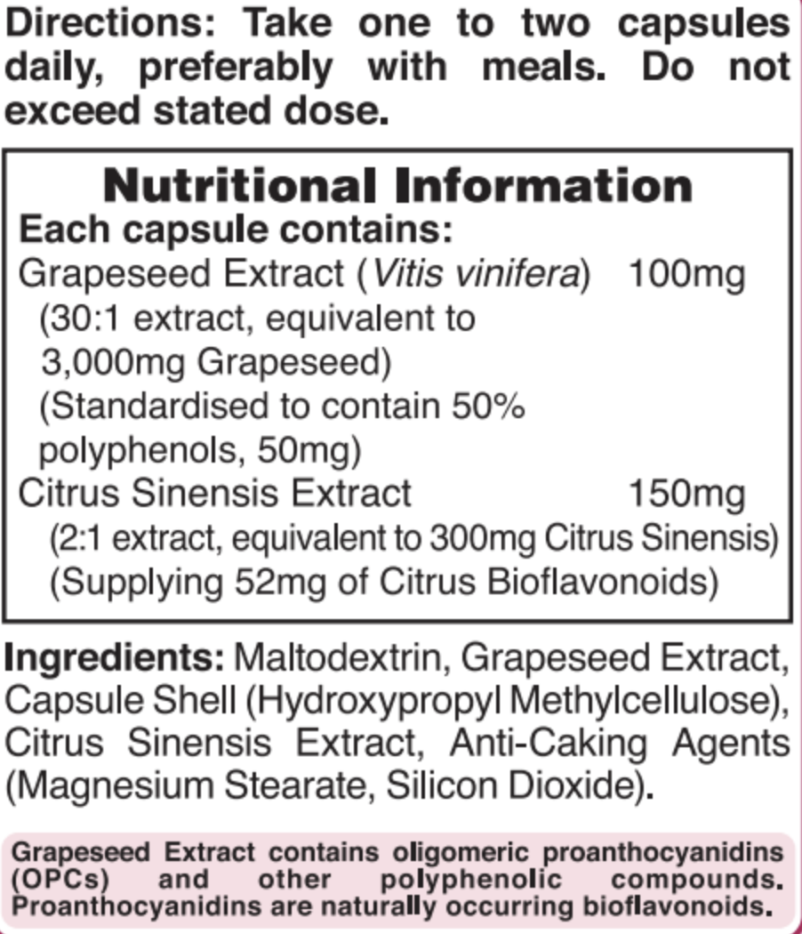 Szőlőmag kivonat 100mg 50db