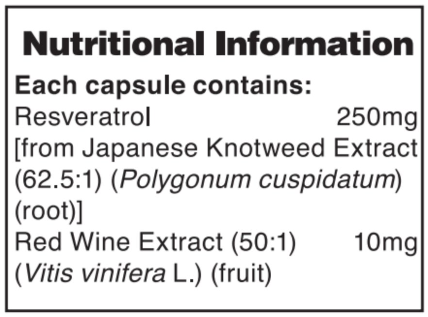 Resveratrol + Vörösbor kivonat - 60db