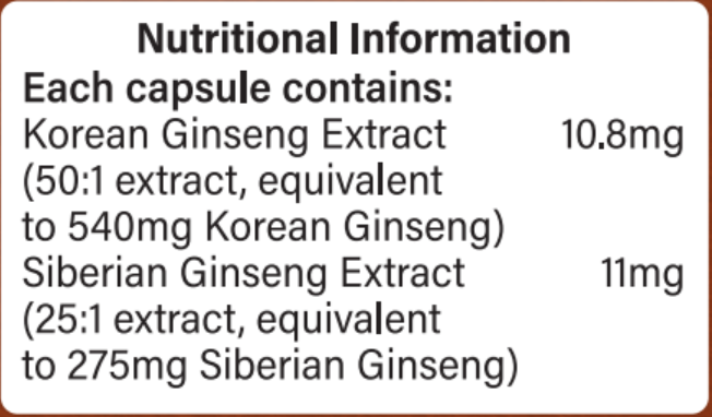 Ginseng komplex - 120db