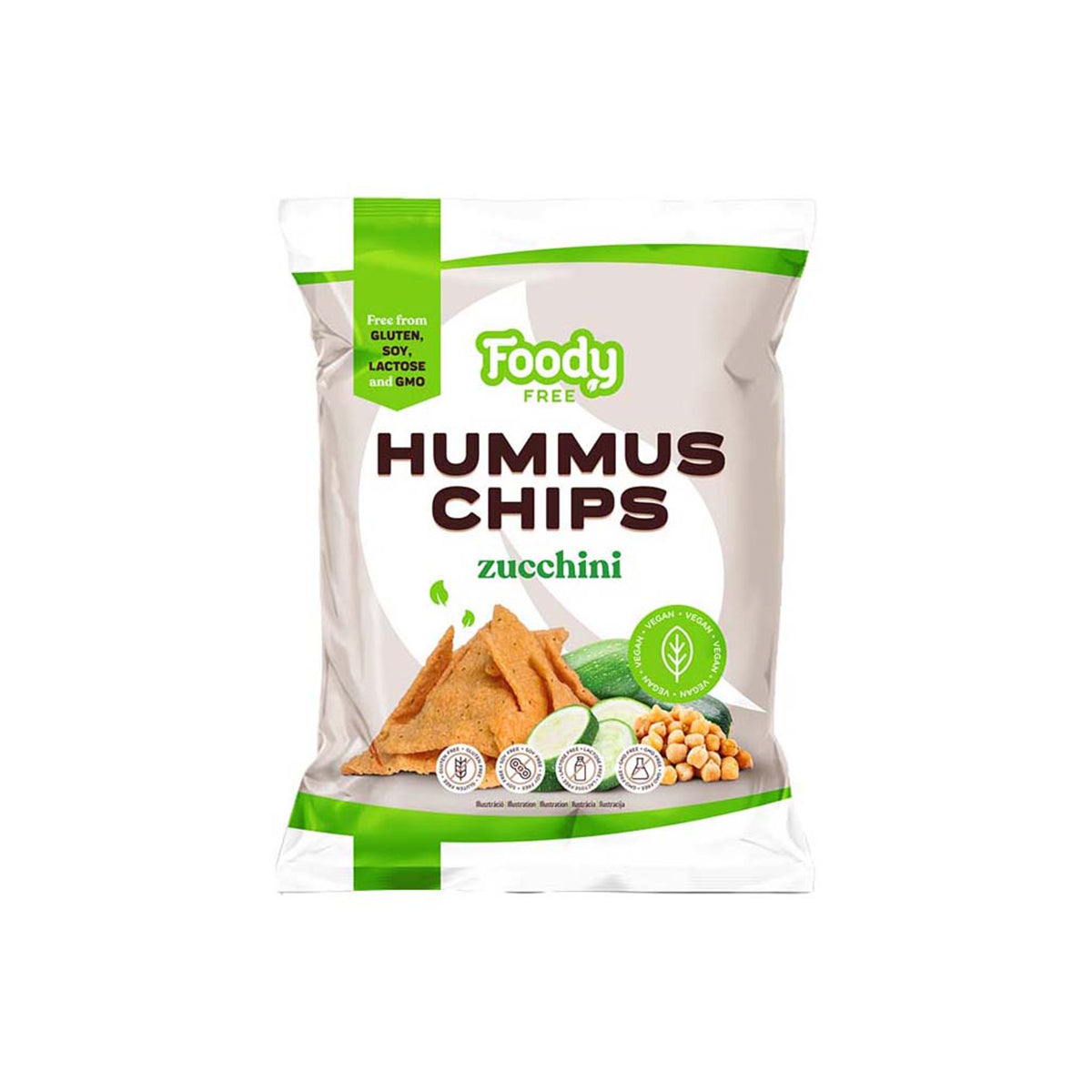 Foody Free Hummus chips cukkinivel 50g BioBarát Biobolt