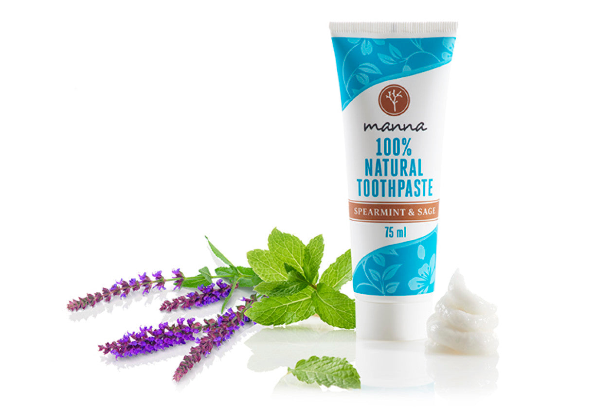 Fluoridmentes fogkrém fodormentával és zsályával - 75ml