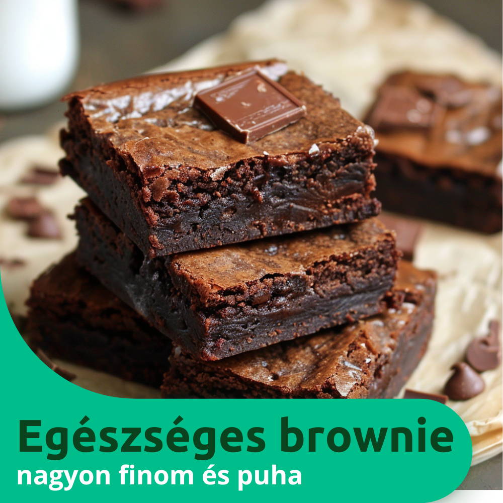 Egészséges brownie recept