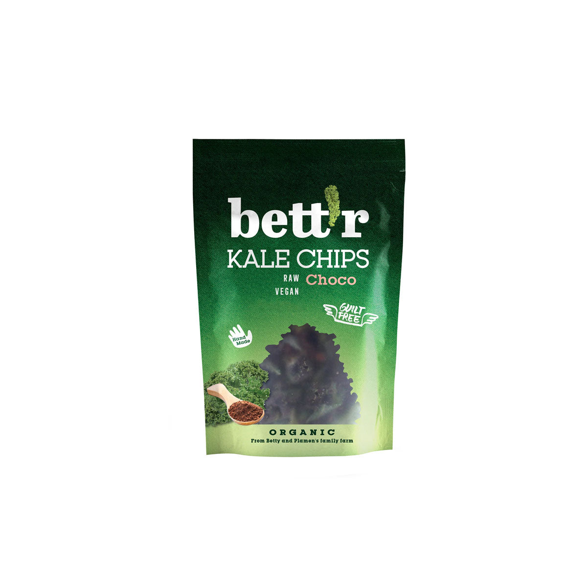 Fodros kelkáposzta chips - Csokis - bio - 30g