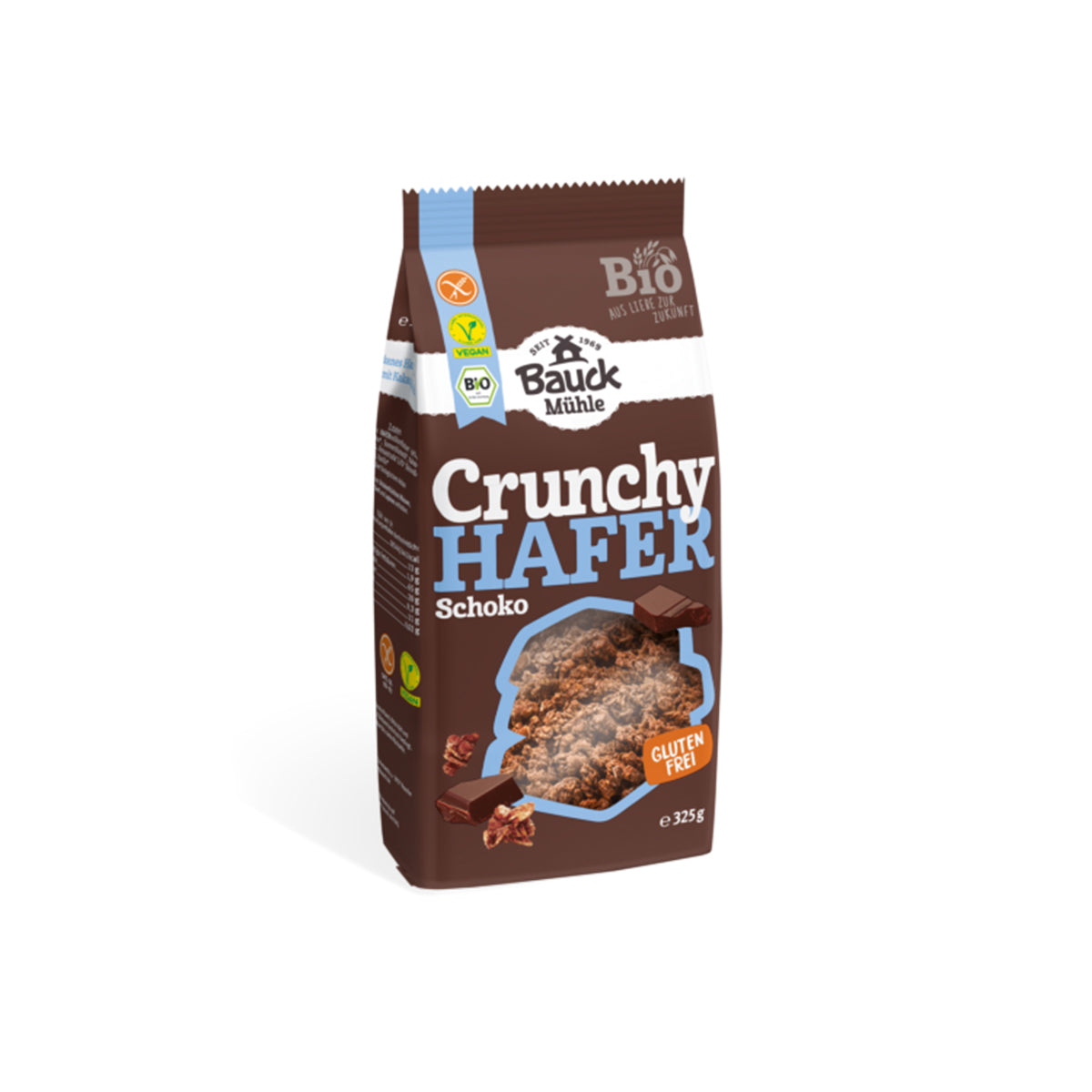 Csokolades Zab Crunchy glutenmentes - bio - 325g