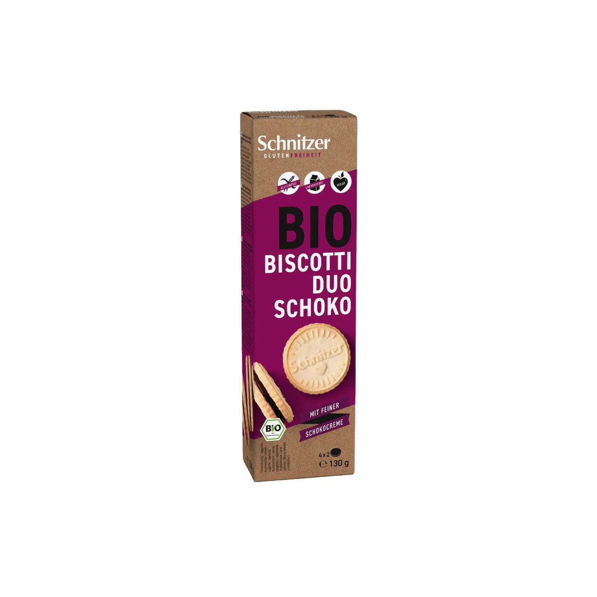 Bio Biscotti Dupla Csokoládé GM - 130 g
