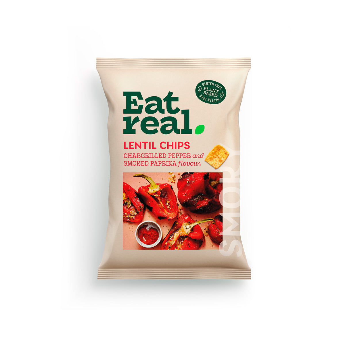 Lencse Chips Grillezett Kaliforniai Paprika és Füstölt Paprika ízű