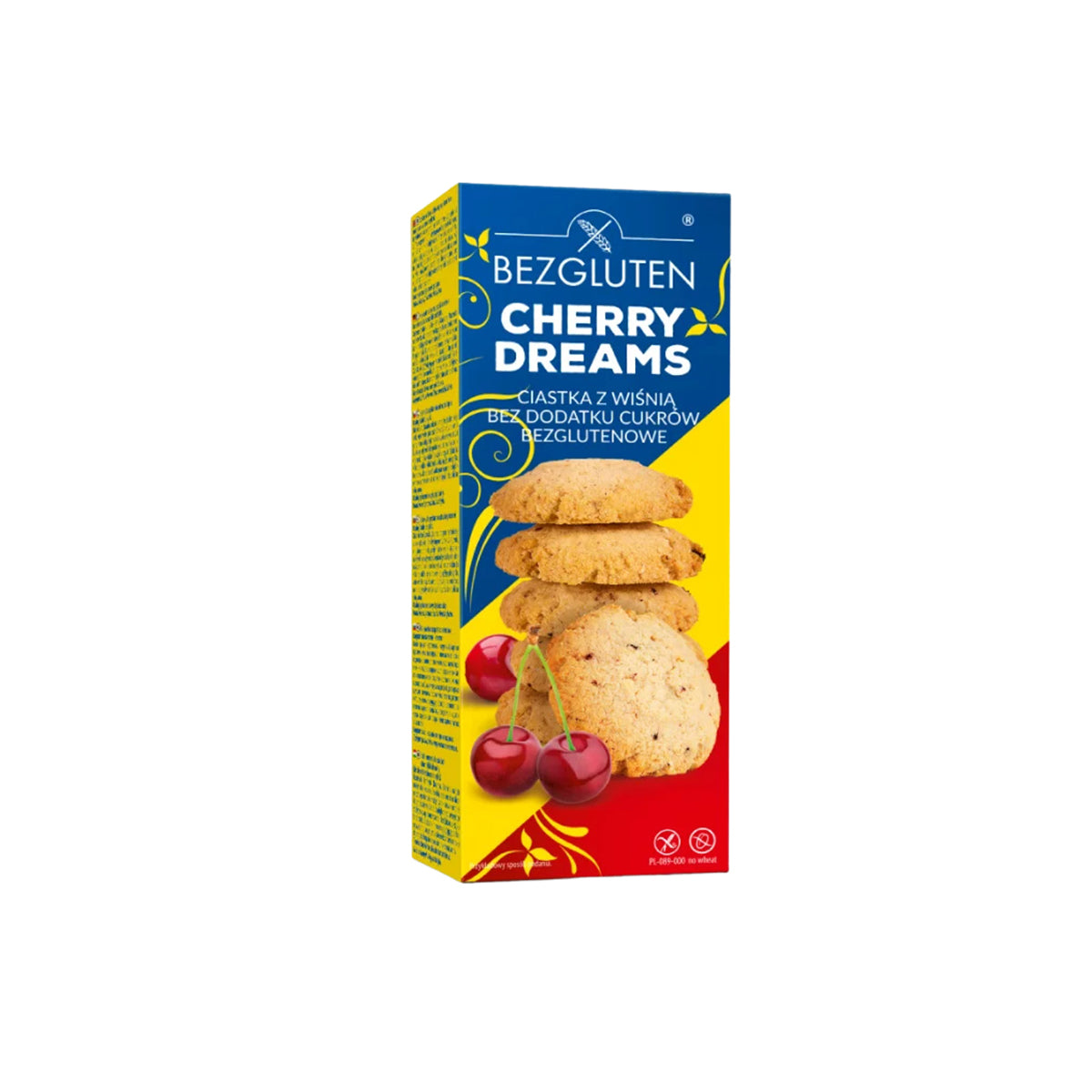 Meggyes piskótatallér - bio - 110g